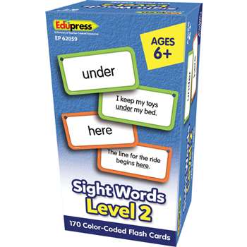 Sight Words Flash Cards Level 2, TCR62059