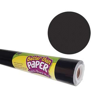 Black Better Than Paper Bulletin Board Rl 4/Ct, TCR6326