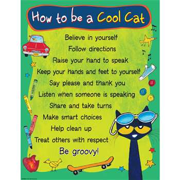 Pete The Cat To Be Cool Cat Chart, TCR63928