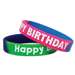 Fancy Happy Birthday Wristbands 10 Ct