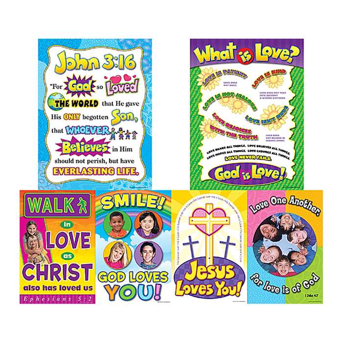 God Is Love Bulletin Board By Teacher Created Resources