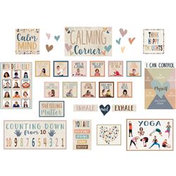 Everyone Is Welcome Calm Corner Bulletin Board Set, TCR7118