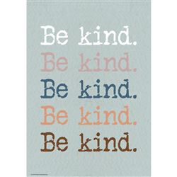 Be Kind Be Kind Positive Poster, TCR7141