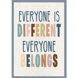 Everyone Is Different Positve Postr Everyone Belon, TCR7142