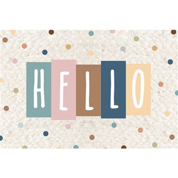EVERYONE IS WELCOME HELLO POSTCARDS - TCR7151