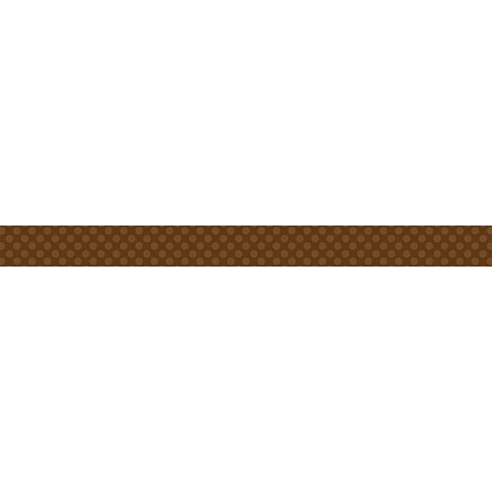 Brown Sassy Solids Double Sided Border, TCR73149