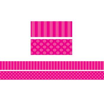 Pink Sassy Solids Double Sided Border, TCR73152