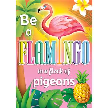 Be A Flamingo &quot; A Flock Of Pigeons Poster, TCR7424