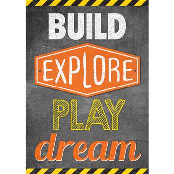 Build Explore Play Dream Poster, TCR7433