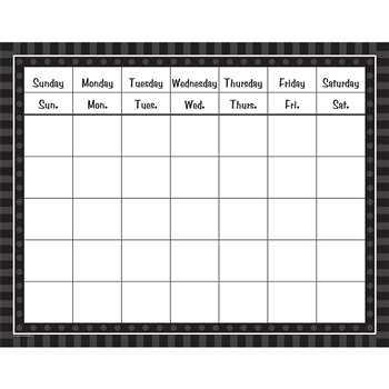 Black Sassy Solids Calendar, TCR74800