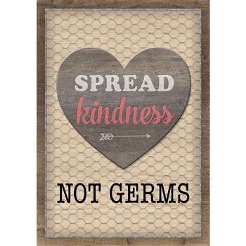 Spread Kindness Not Germs Poster, TCR7511