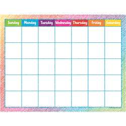 Colorful Scribble Calendar Chart, TCR7525