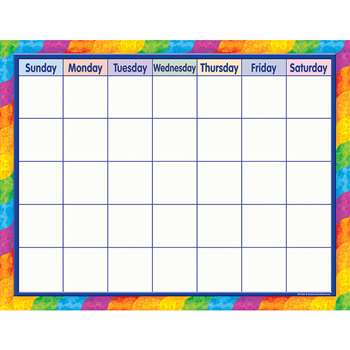 Rainbow Calendar By Teacher Created Resources