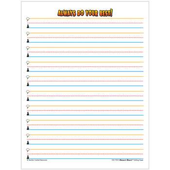 Superhero Smart Start Gr 1-2 Writing Paper 100 She, TCR77072