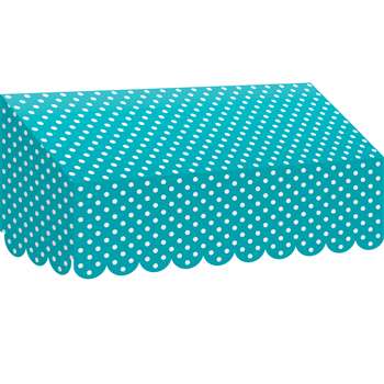 Teal Polka Dots Awning, TCR77163