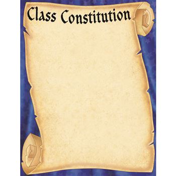 Class Constitution Scroll Chart, TCR7721