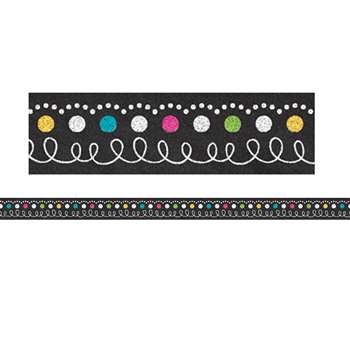 Chalkboard Brights Magnetic Strips, TCR77222