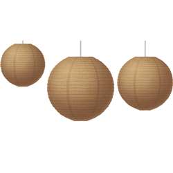 Burlap Paper Lanterns, TCR77228