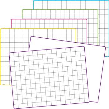 Math Grid Dry Erase Boards 10 St, TCR77253