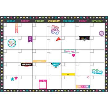 Clingy Thingies Calendar Set Chalkboard Brights, TCR77349