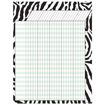 Zebra Incentive Chart By Teacher Created Resources