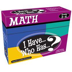 I Have Who Has Math Games Gr 3-4 By Teacher Created Resources