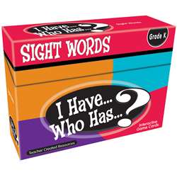 I Have Who Has Gr K Sight Words Games, TCR7868