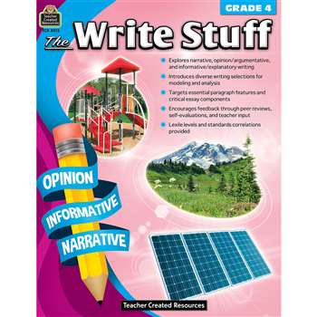 The Write Stuff Grade 4, TCR8013