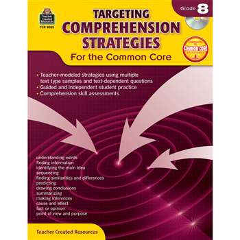 Gr 8 Targeting Comprehension Strategies For The Co, TCR8055
