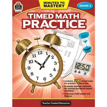 Minutes To Mastery Timed Math Gr 2 Practice, TCR8081