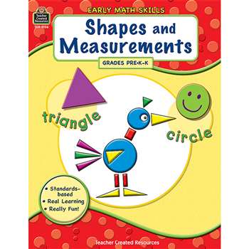 Gr Pk-K Early Math Skills Shapes & Measurements By Teacher Created Resources