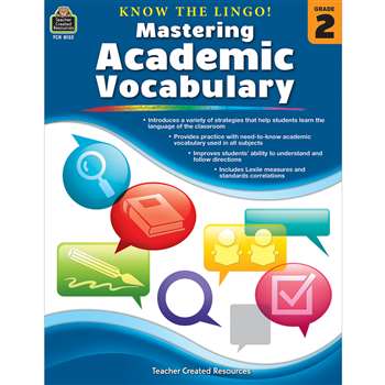 Know The Lingo Gr 2 Mastering Academic Vocabulary, TCR8132