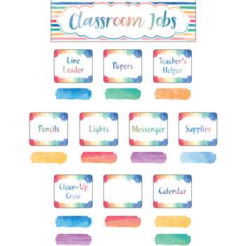 Watercolor Mini Bulletin Board Set, TCR8137