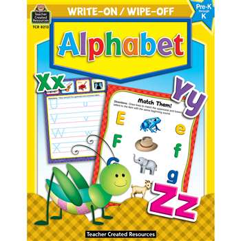 Write-On/Wipe-Off Alphabet, TCR8213