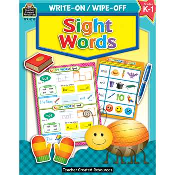 Sight Words Write-On Wipe-Off Book, TCR8216