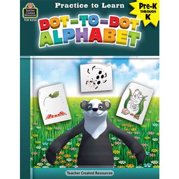 Pract To Learn Dot To Dot Alphabet, TCR8234