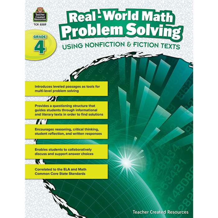 Realworld Math Problem Solving Gr 4, TCR8389