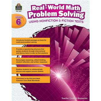 Realworld Math Problem Solving Gr 6, TCR8391