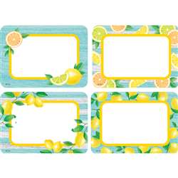 Lemon Zest Name Tags/Labels Multi Pack, TCR8483