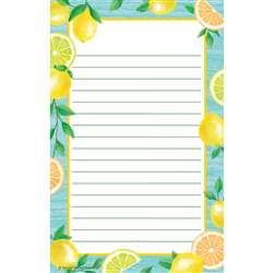 Lemon Zest Notepad, TCR8493