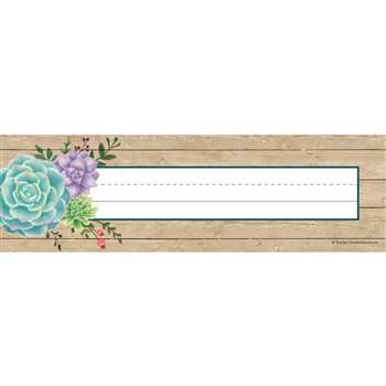 Rustic Bloom Name Plates, TCR8555