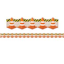 Construction Cones Die-Cut Border, TCR8741