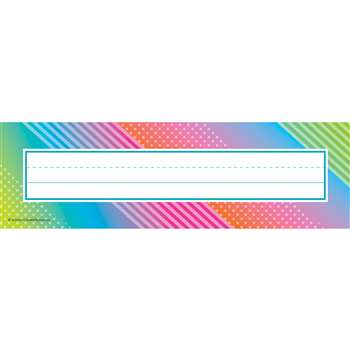 Colorful Vibes Name Plates, TCR8782