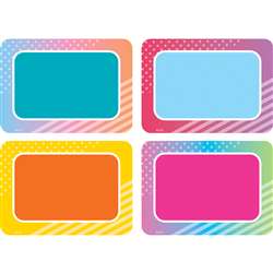 Colorful Vibes Name Tags/Labels, TCR8783