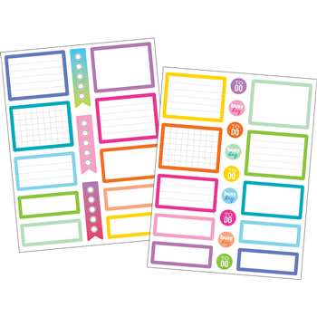 Colorful Labels Planner Stickers, TCR8816