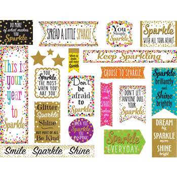 Confetti Sparkle And Shine Mini Bulletin Board, TCR8962