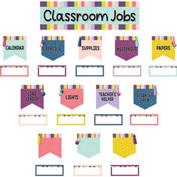 Oh Happy Day Class Jobs Mini Bulletin Board St, TCR9024