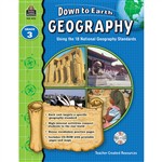 Down To Earth Geography Grade 3 Book with Cd, TCR9273