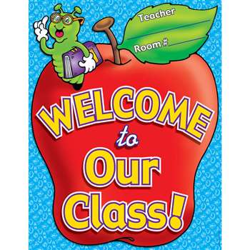 Chart Welcome To Our Class 17 X 22 Plastic-Coated By Teachers Friend