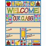 Country Schooltime Welcome Chart, TF-2250